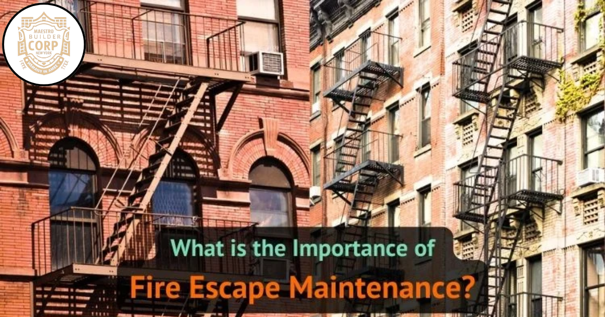 What is the Importance of Fire Escape Maintenance